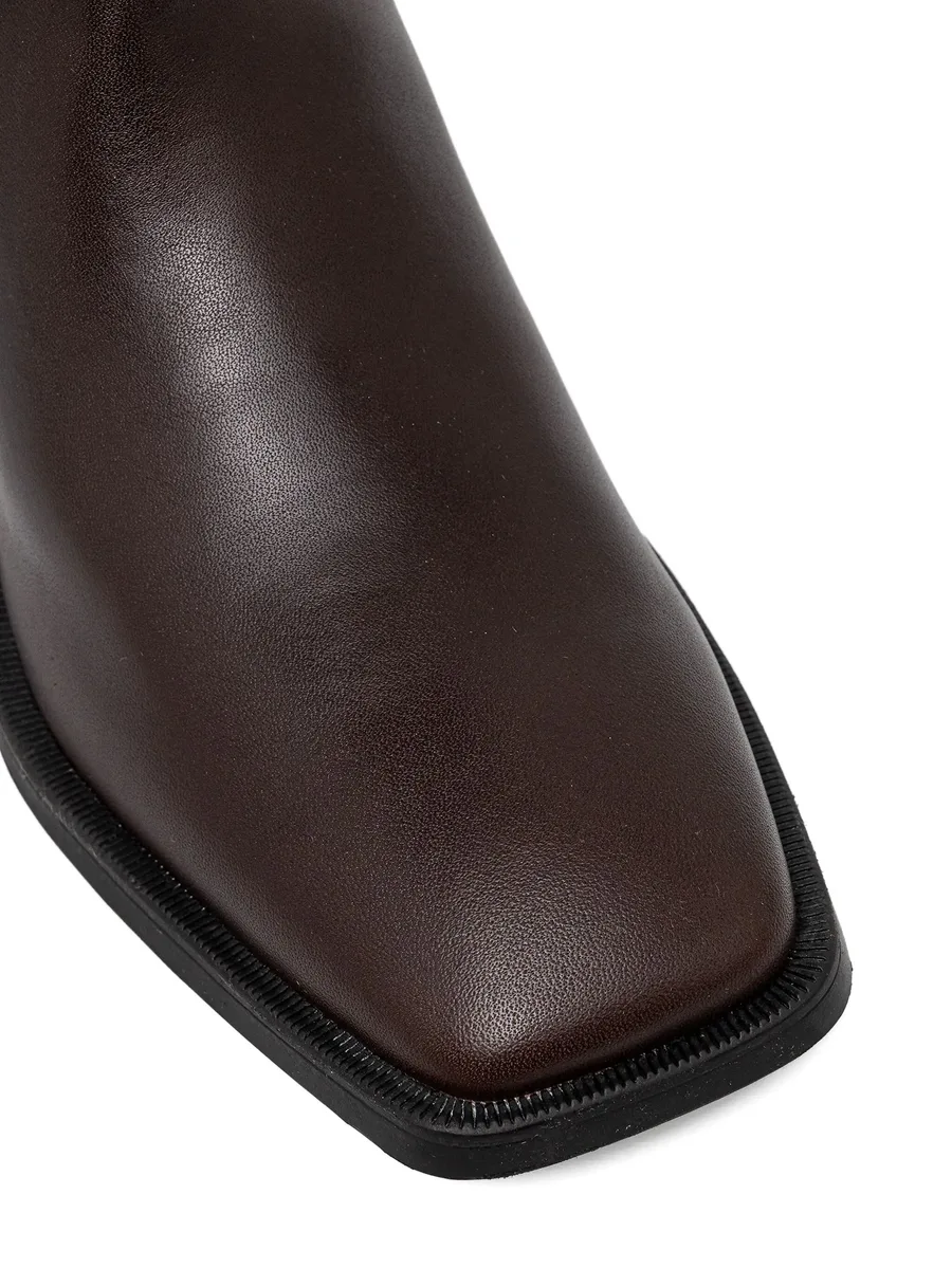 square-toe knee-high boots 6