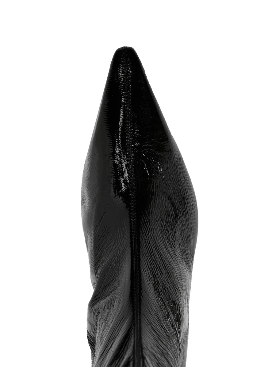 Scuba Vinyl 30mm leather boots 7