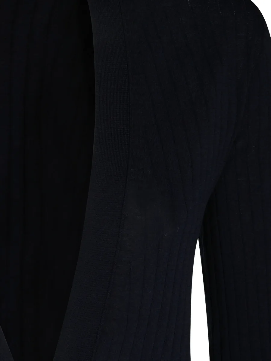 ribbed-knit V-neck cardigan 8