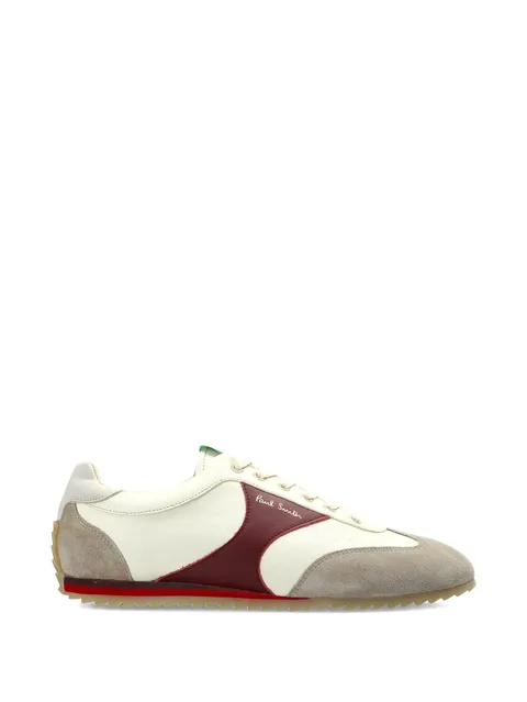 suede panelled sneakers