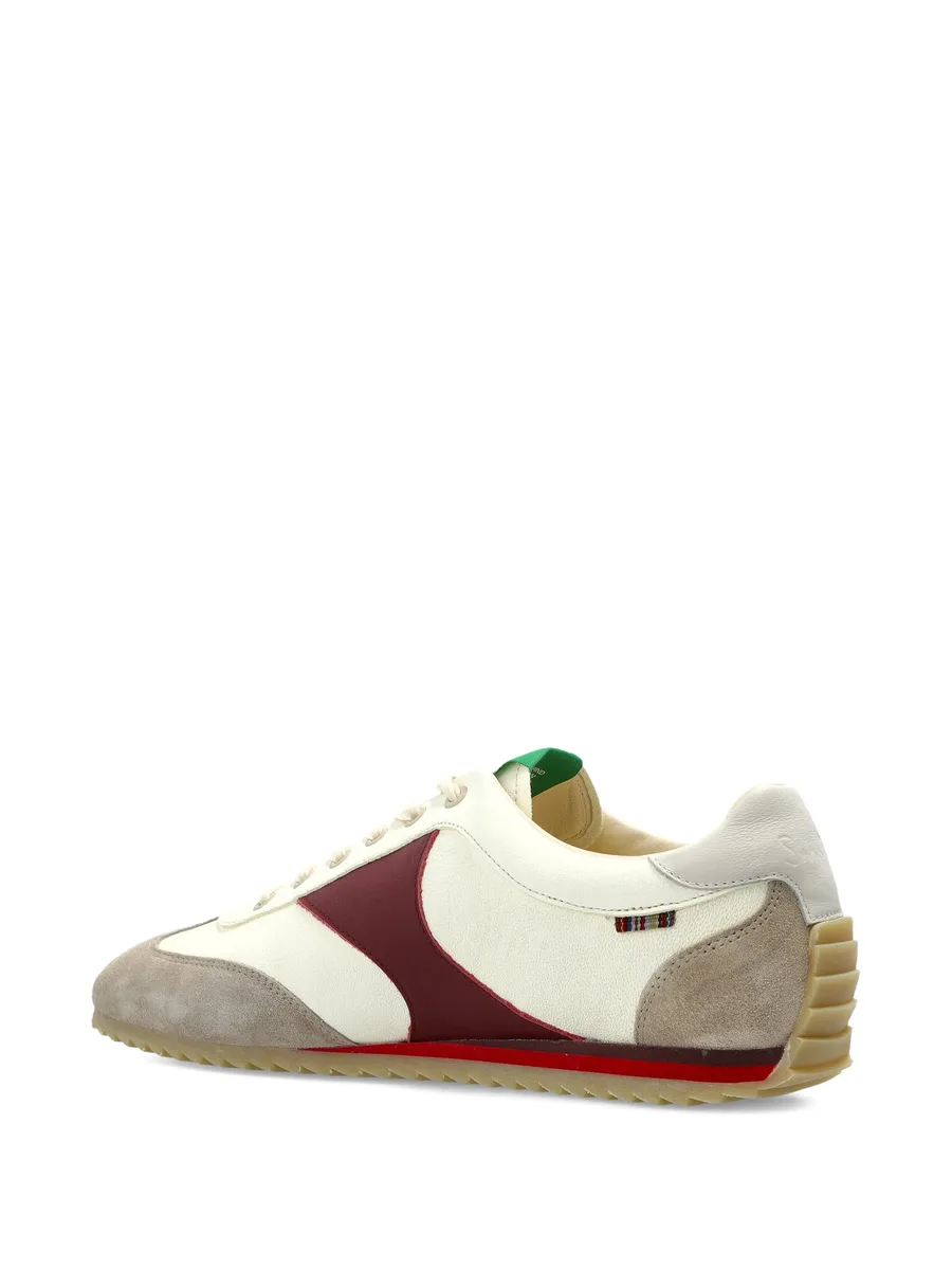 suede panelled sneakers 8