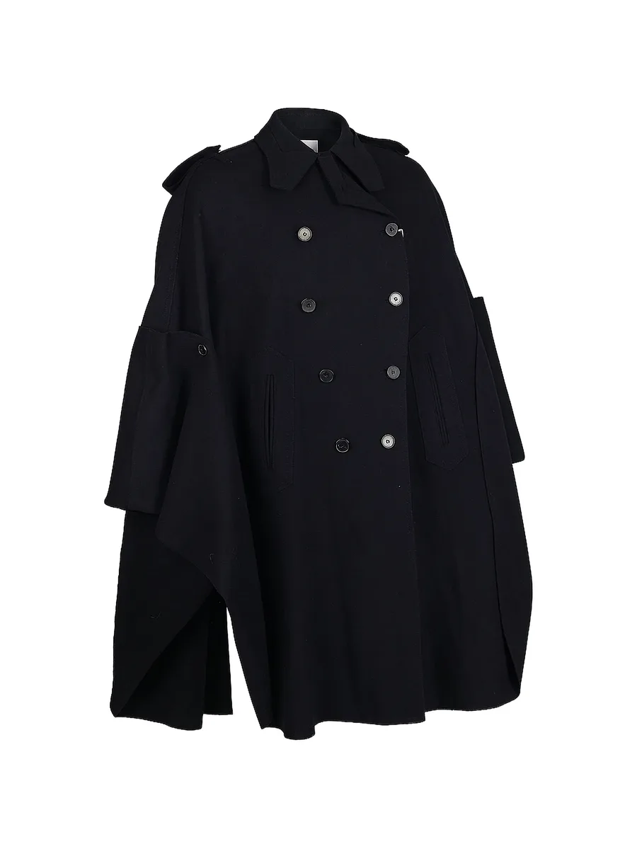 button double-breasted coat 5