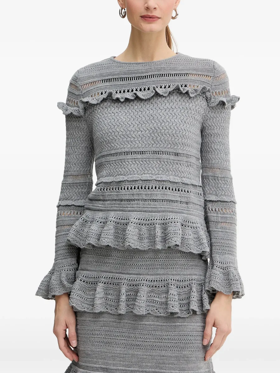 Martesana ruffled sweater 1