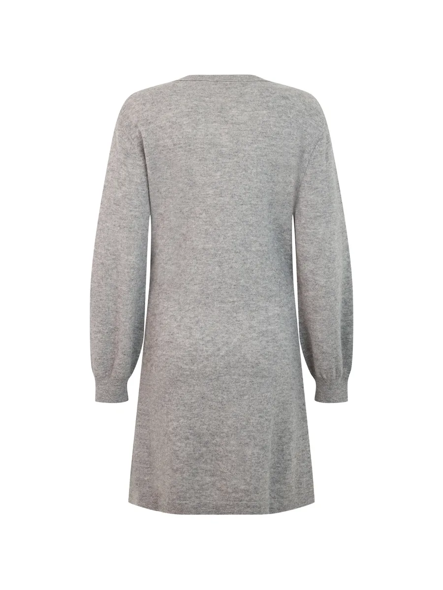 Sal knot-detail long-sleeve mini dress 2