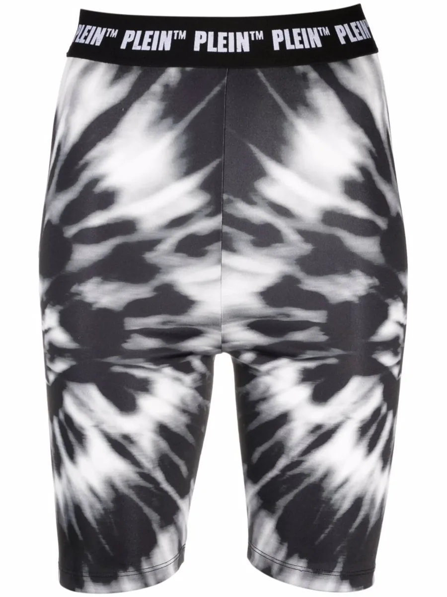 tie dye-print cycling shorts 2