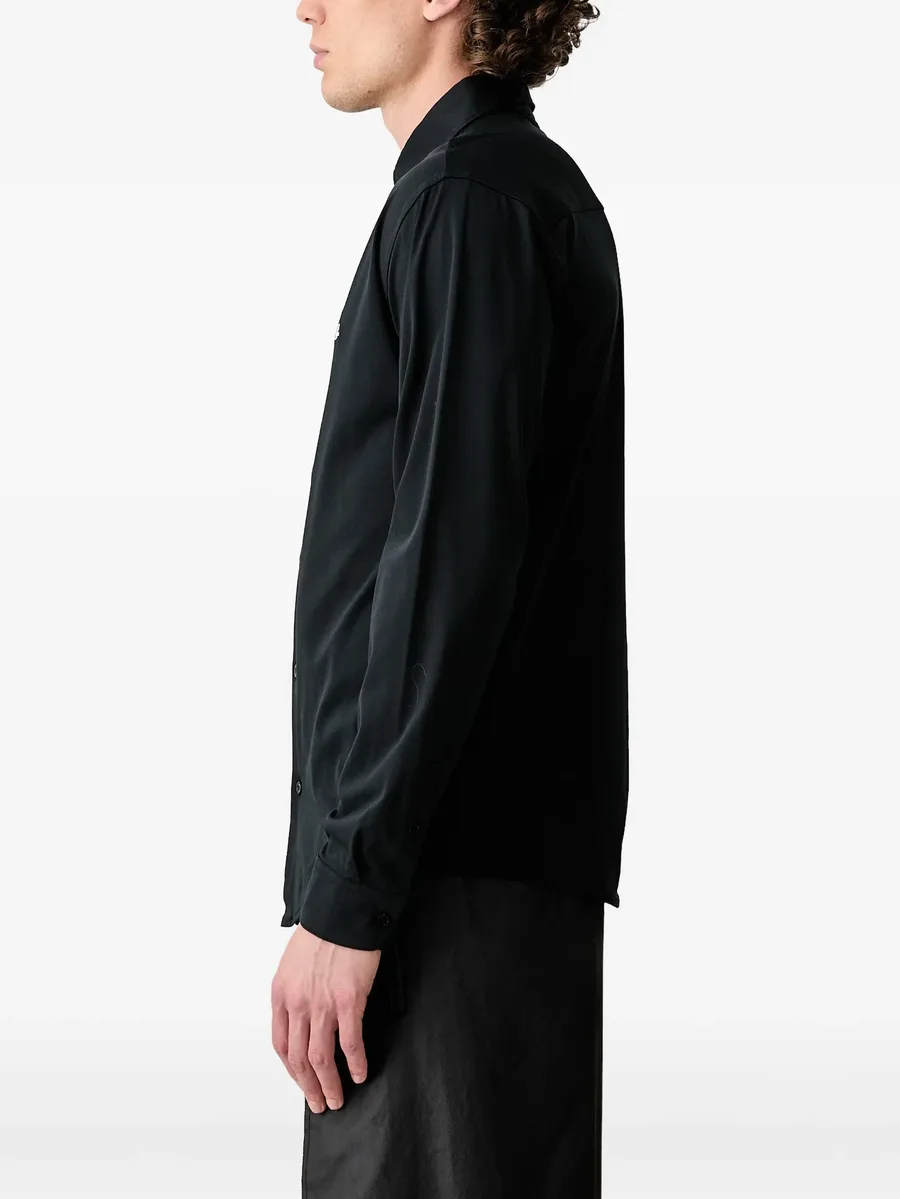 logo-embroidered shirt 2