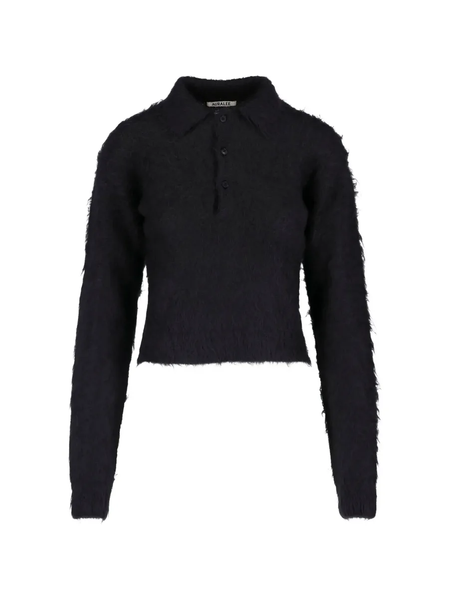 brushed-knit sweater 1
