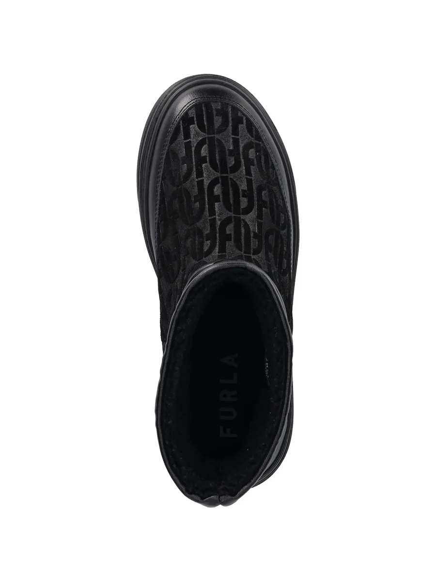 logo-print boots 5