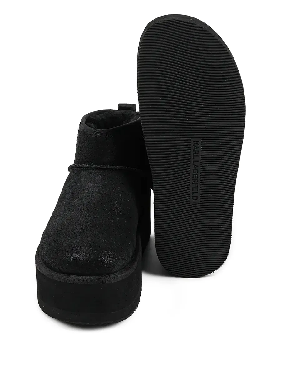 Thermo platform ankle boots 9