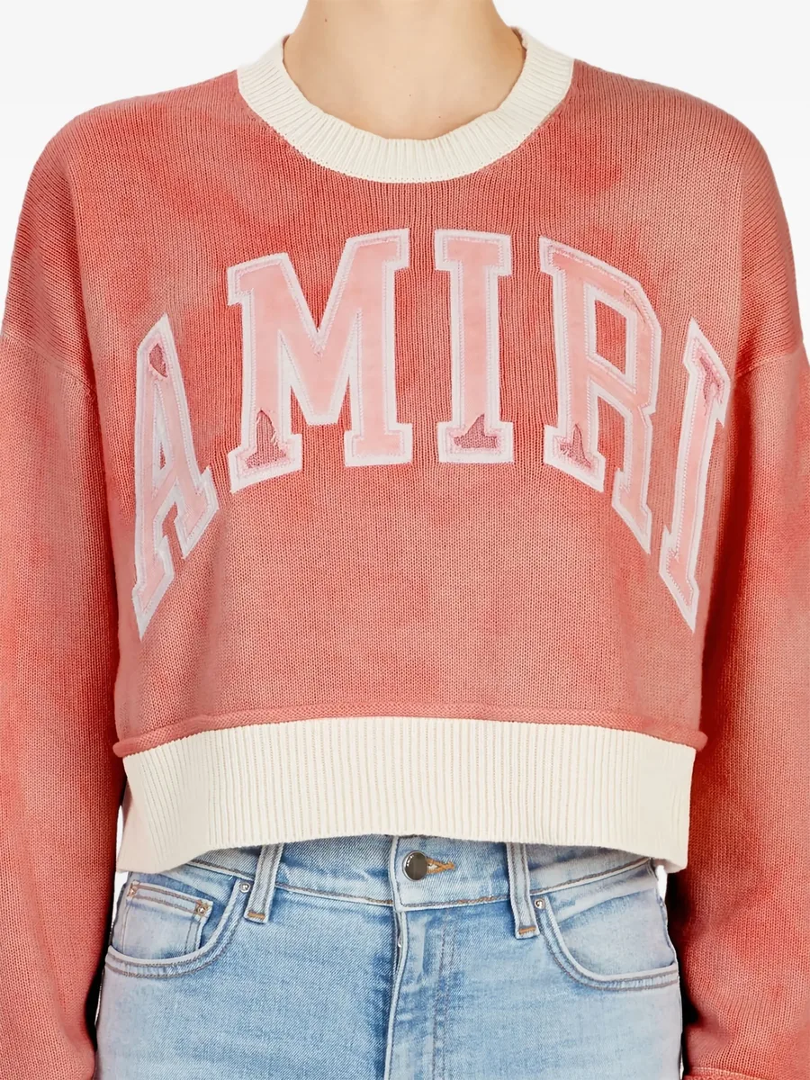 logo-appliqué sweater 3