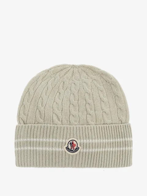 cable-knit beanie hat