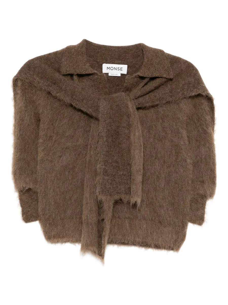 knitted scarf top 1