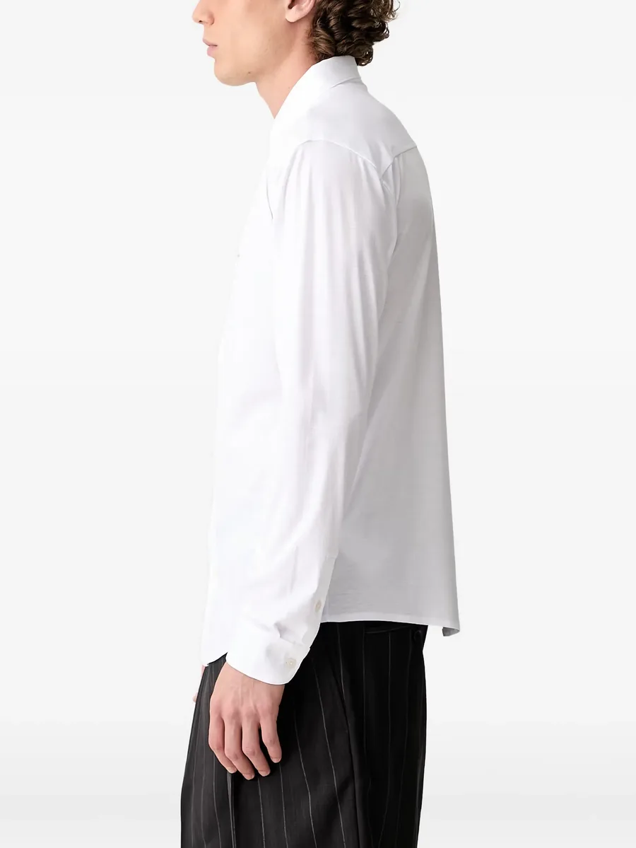 embroidered-logo shirt 2