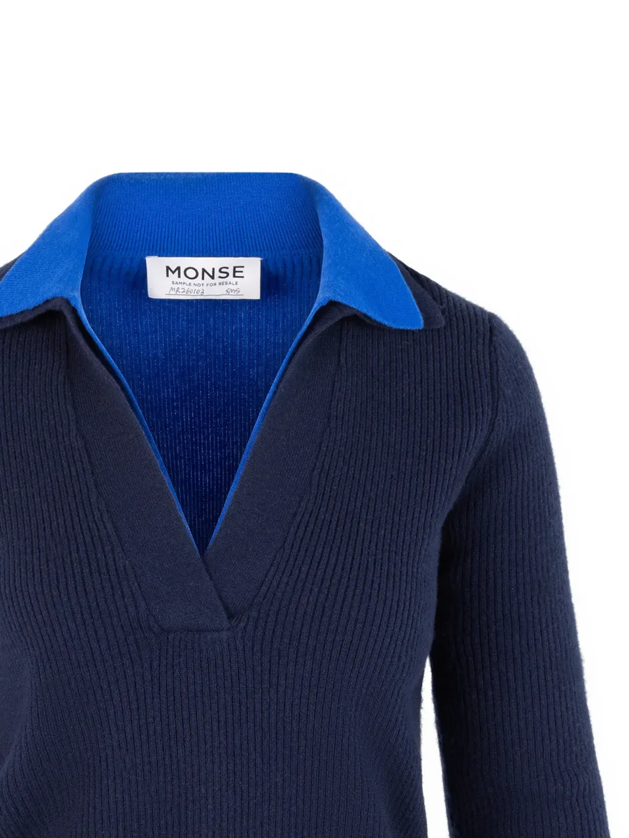 double-layer knitted jumper 3