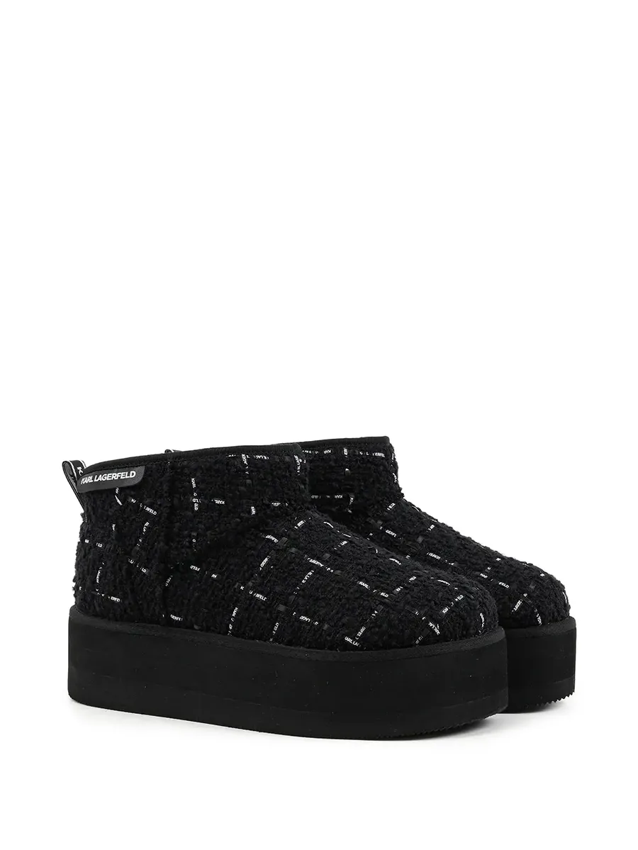 Thermo check-pattern platform boots 4