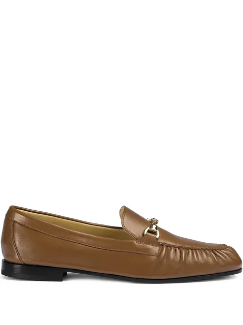 leather loafers