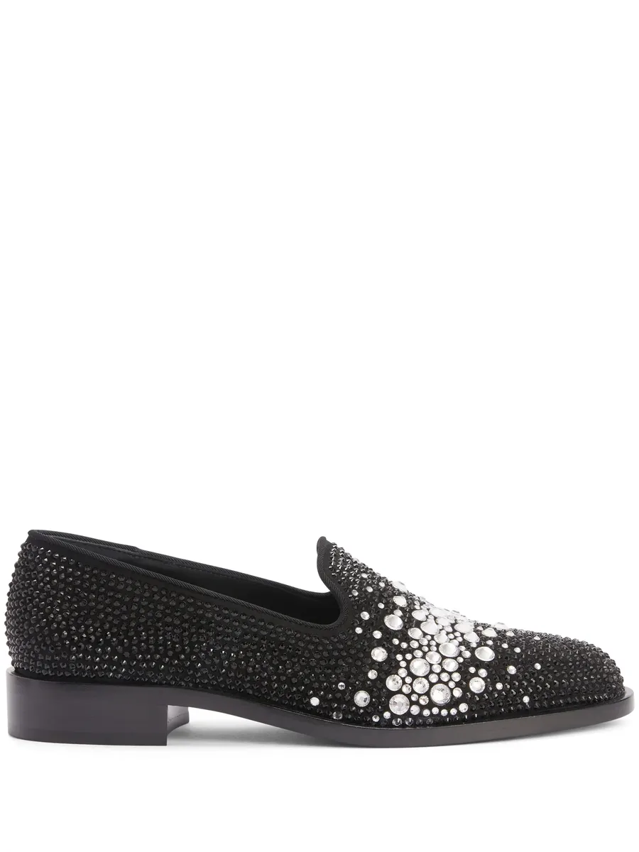 Matildha crystal-embellished loafers 2