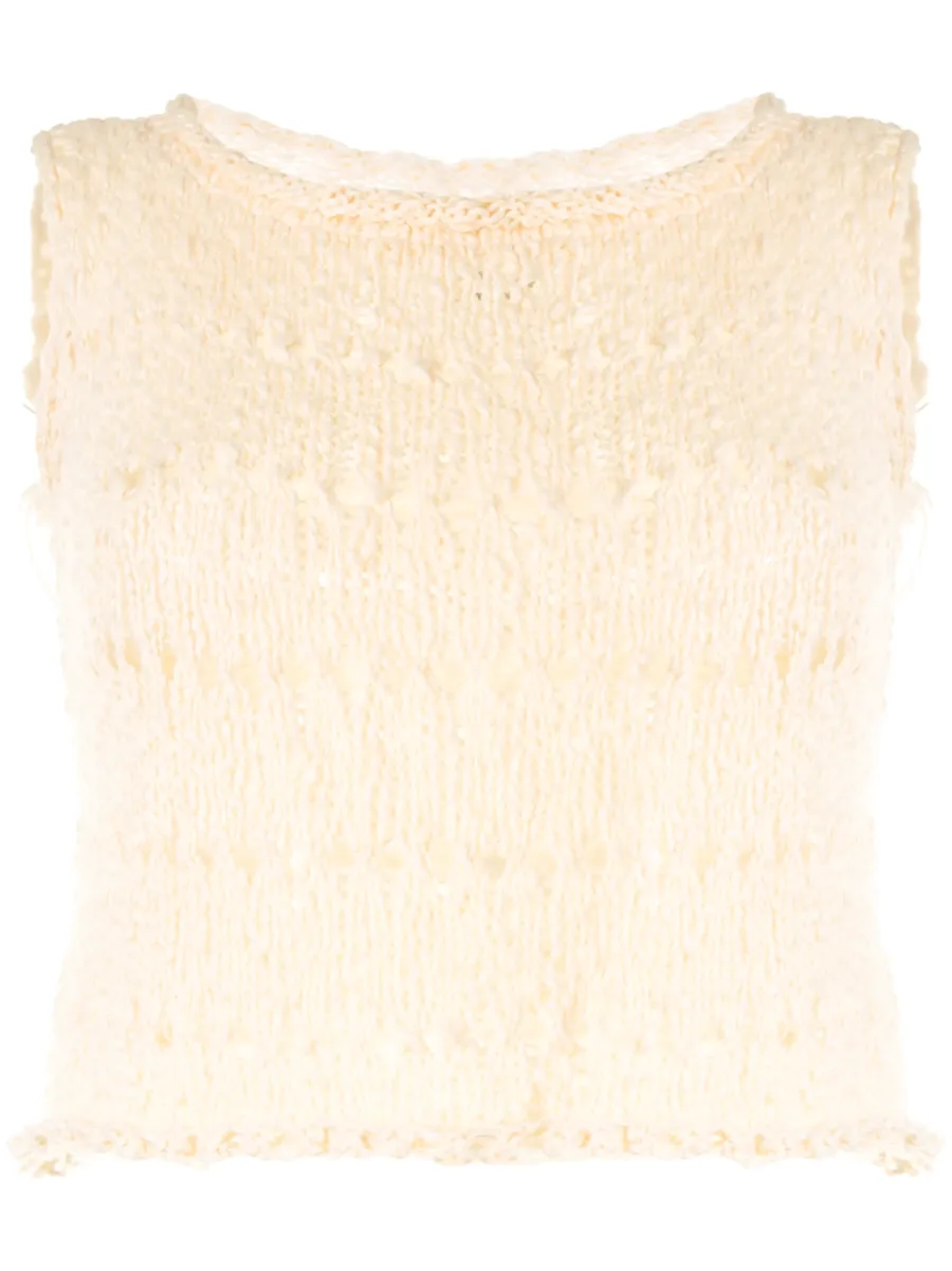 knitted crop top 2