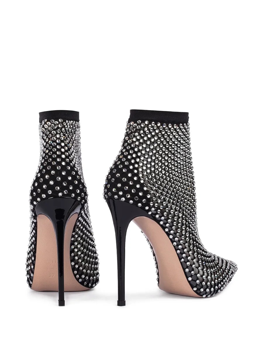 Gilda 85mm crystal-embellished boots 5