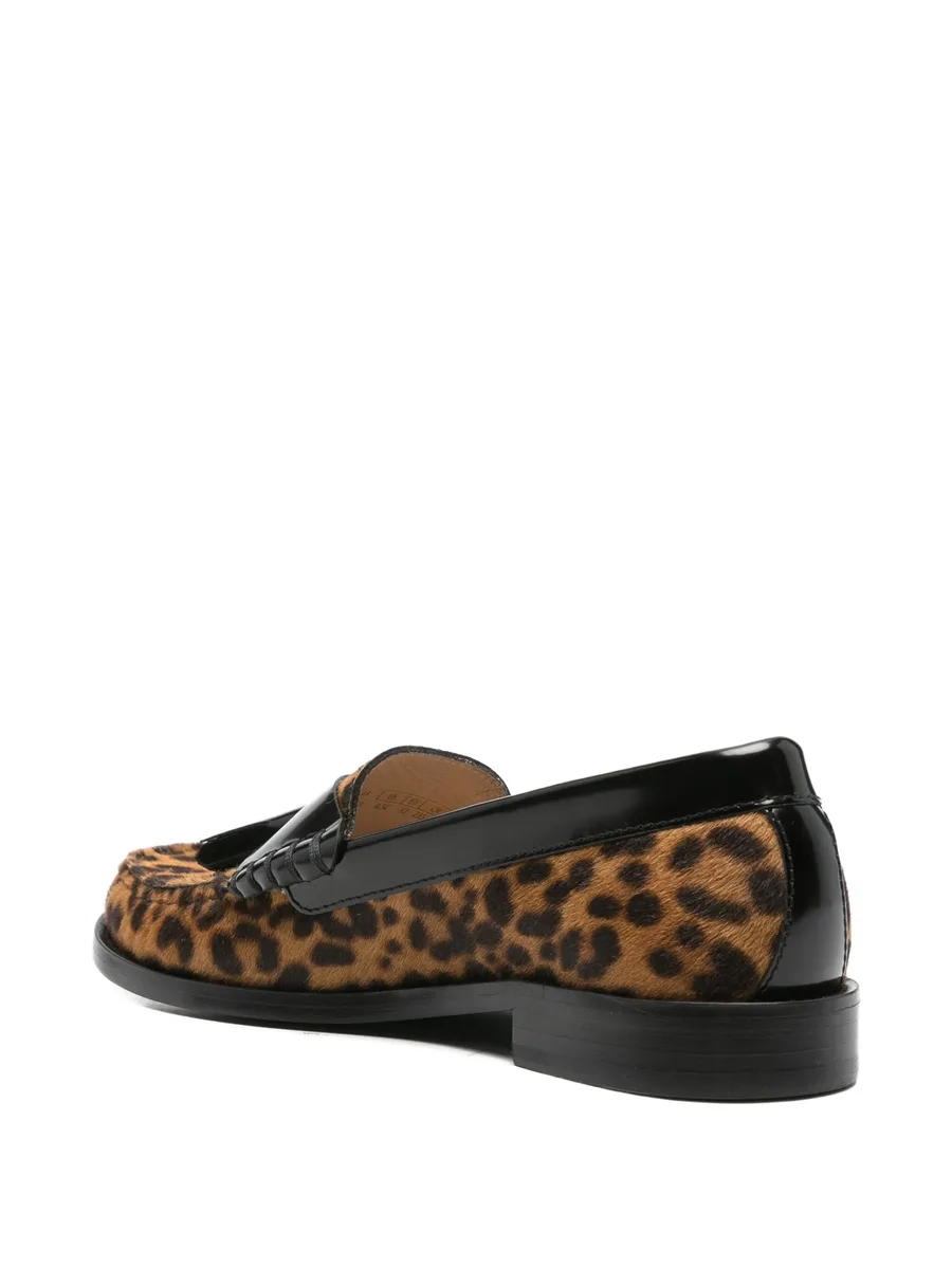 leopard-print tassel loafers 5