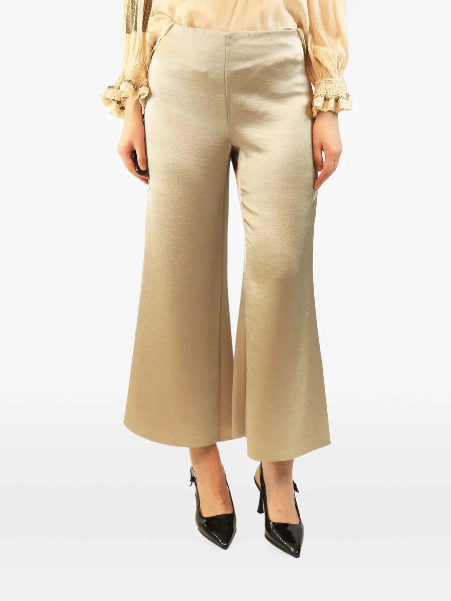 атласные брюки палаццо 1