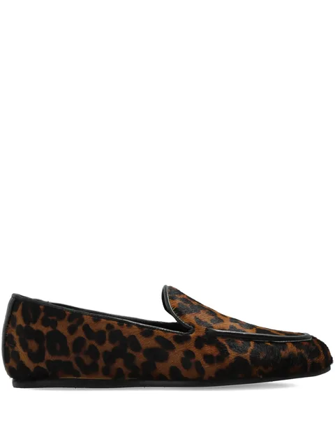Lee leopard-print loafers