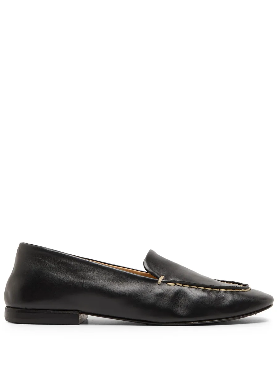 Mandolo contrast-stitching loafers 2