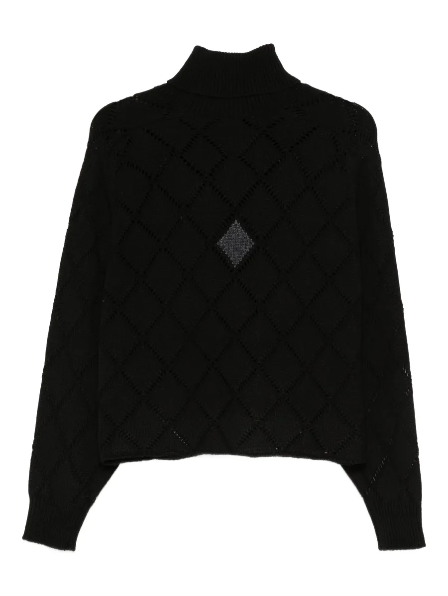 openwork turtleneck sweater 3
