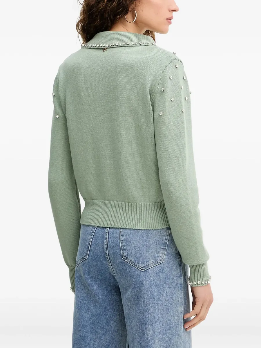 embellished-collar cardigan 5