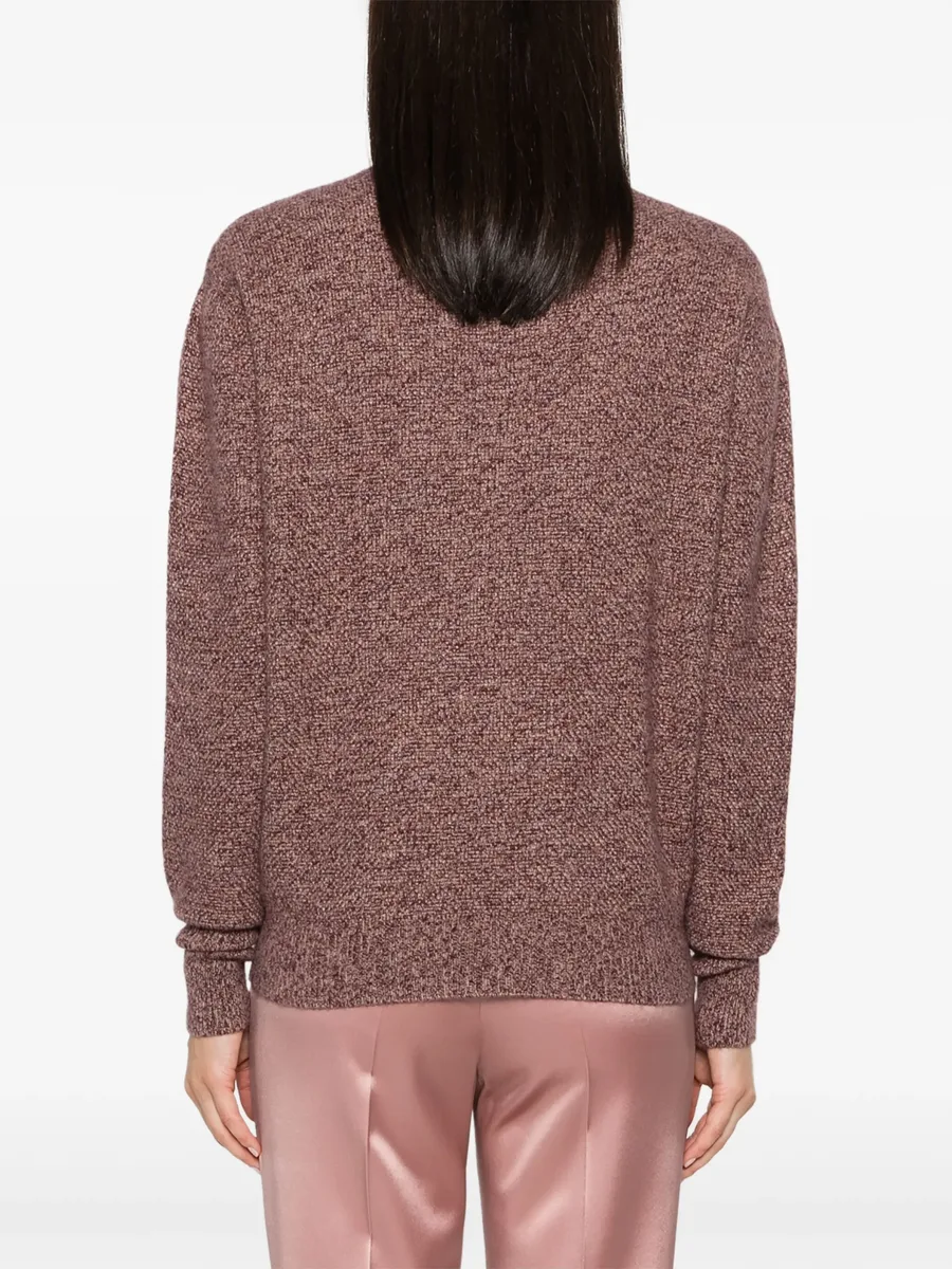 roll-neck speckle-knit jumper 7