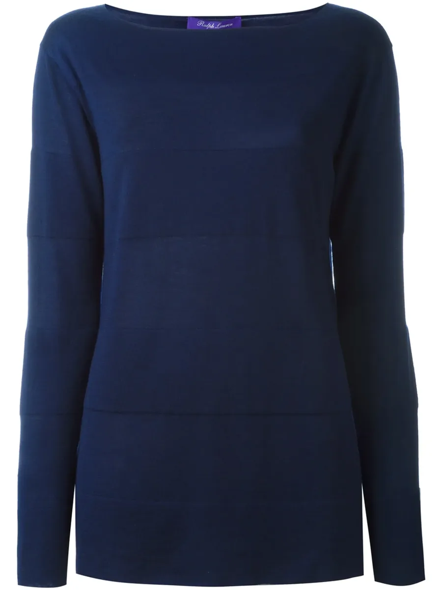 cashmere boat neck sweater 1