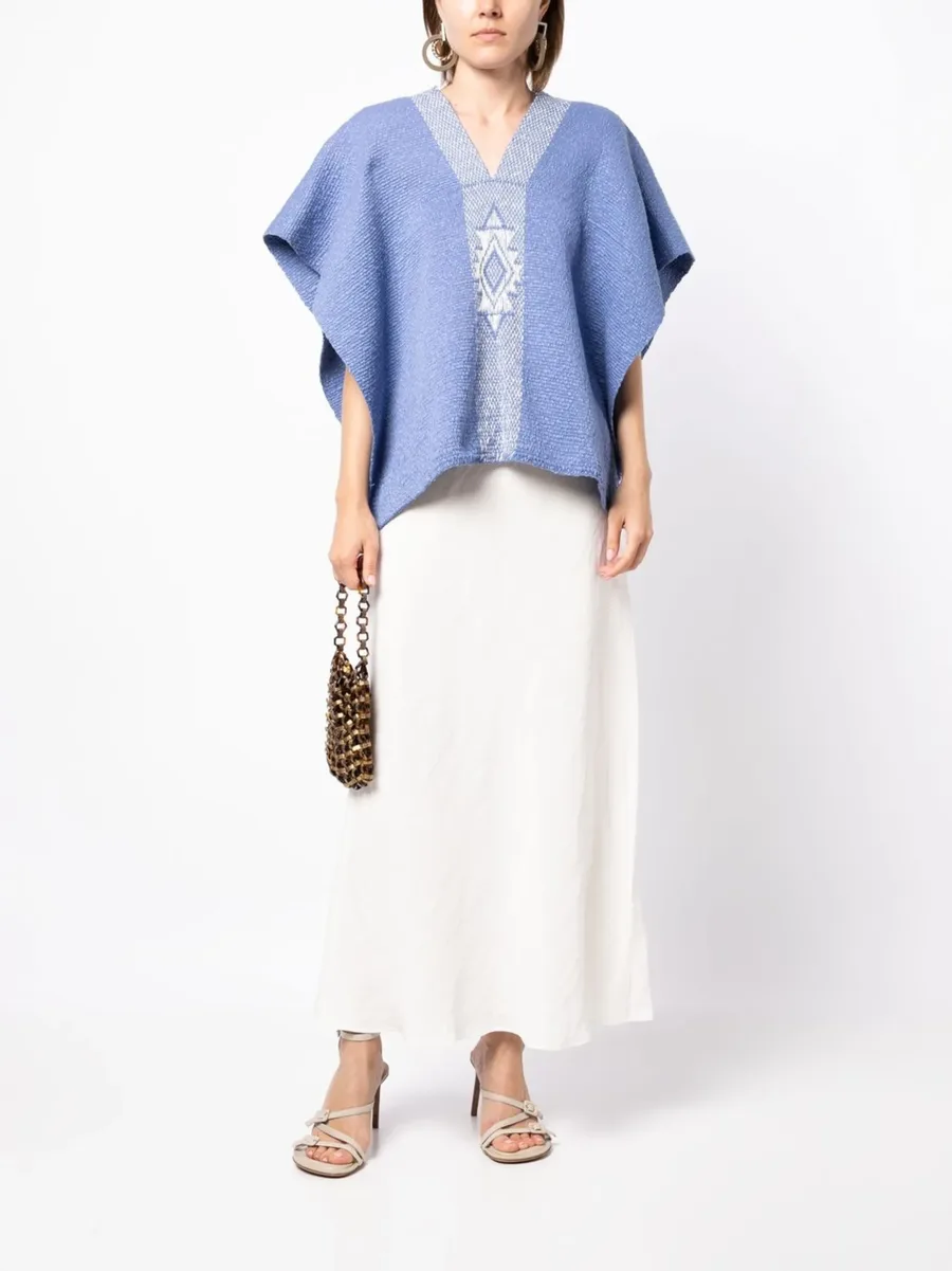 wide-sleeve knitted top 4
