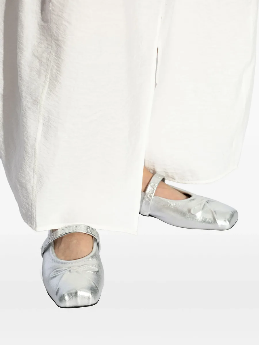 metallic ballerina shoes 12