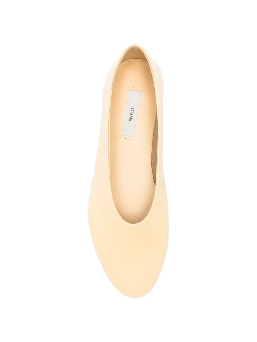 patent-finish almond-toe ballet flats 7