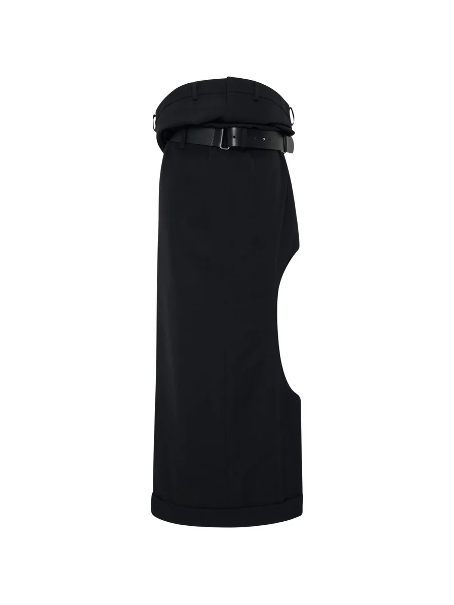 sculptural draped skirt 1