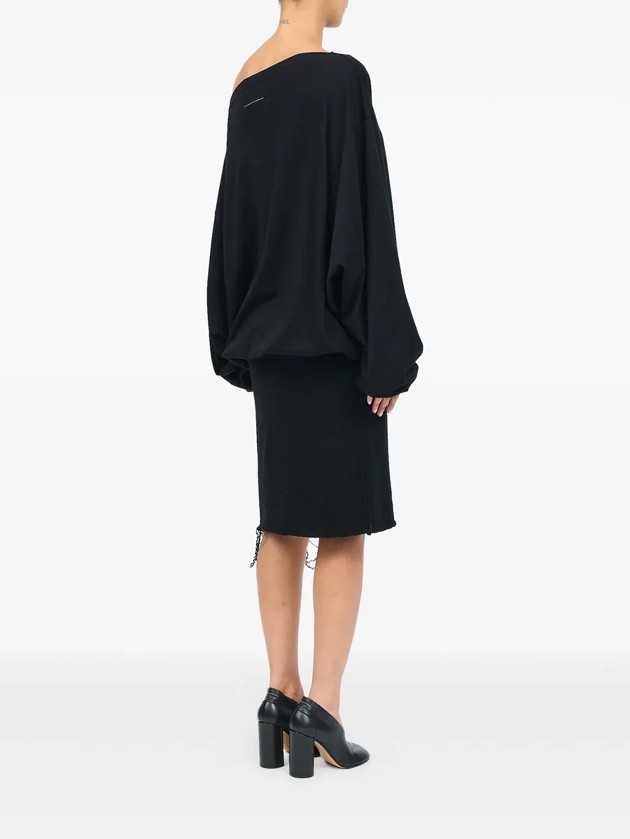 long-sleeved asymmetric top 7