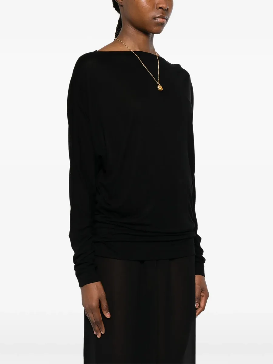 boat neck long sleeve top 6