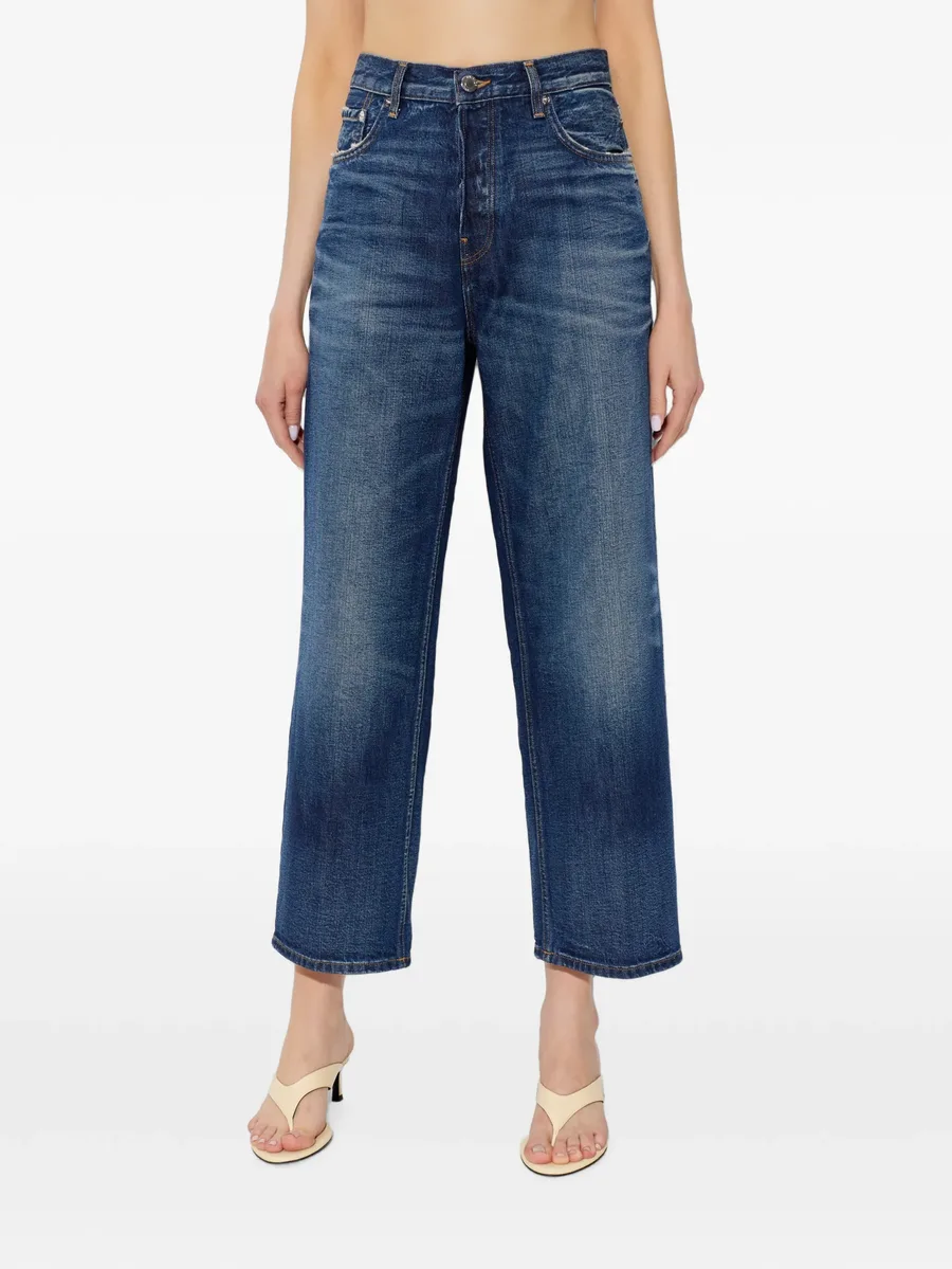 джинсы Betty с эффектом потертости 5