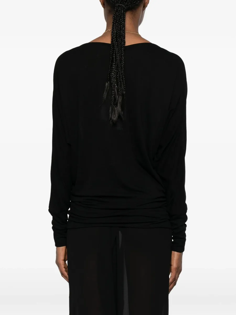 boat neck long sleeve top 7