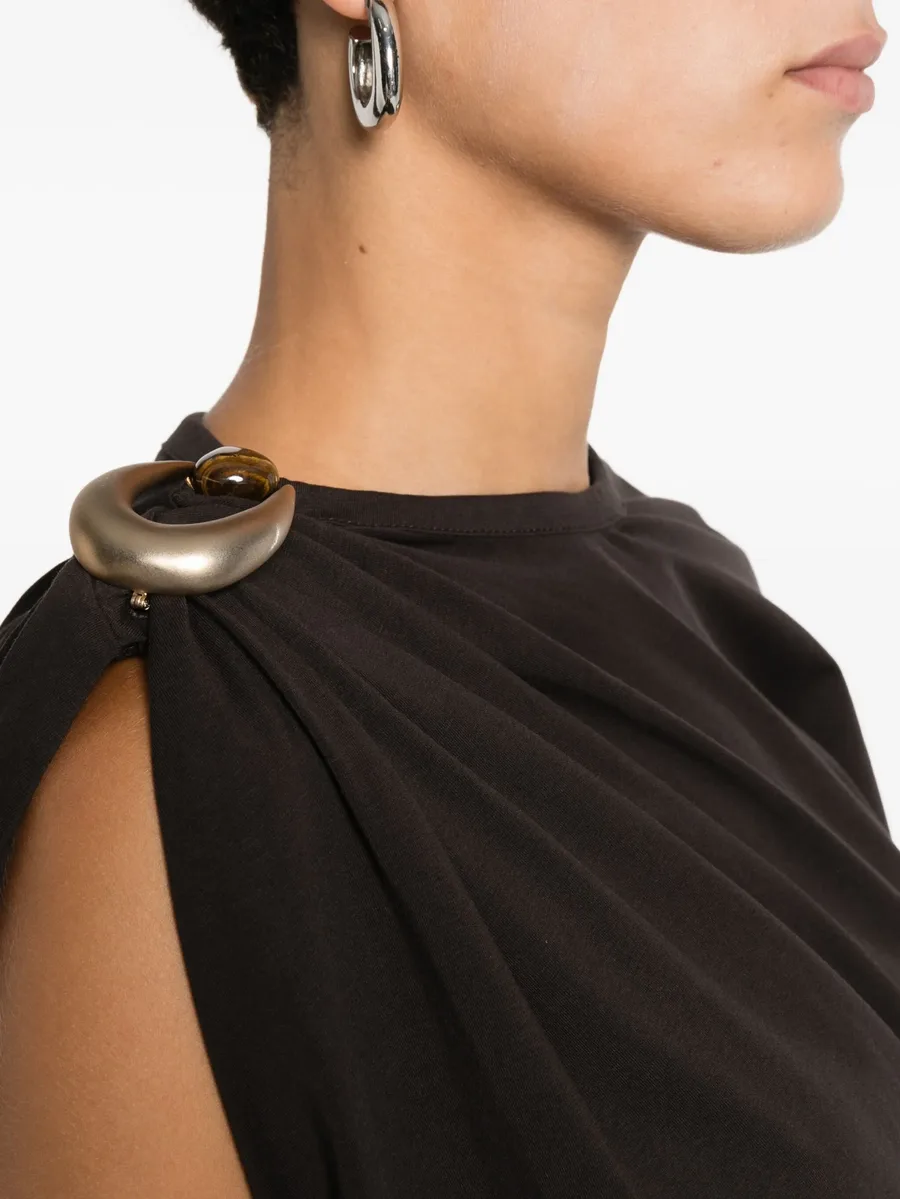 draped ring-detail top 10