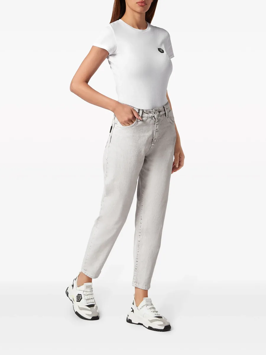 зауженные джинсы Mom Fit 4