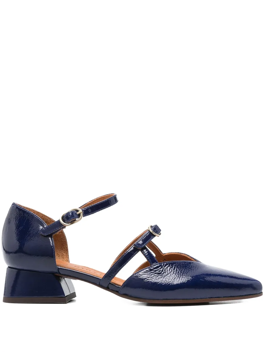 30mm double-buckle heeled pumps 2