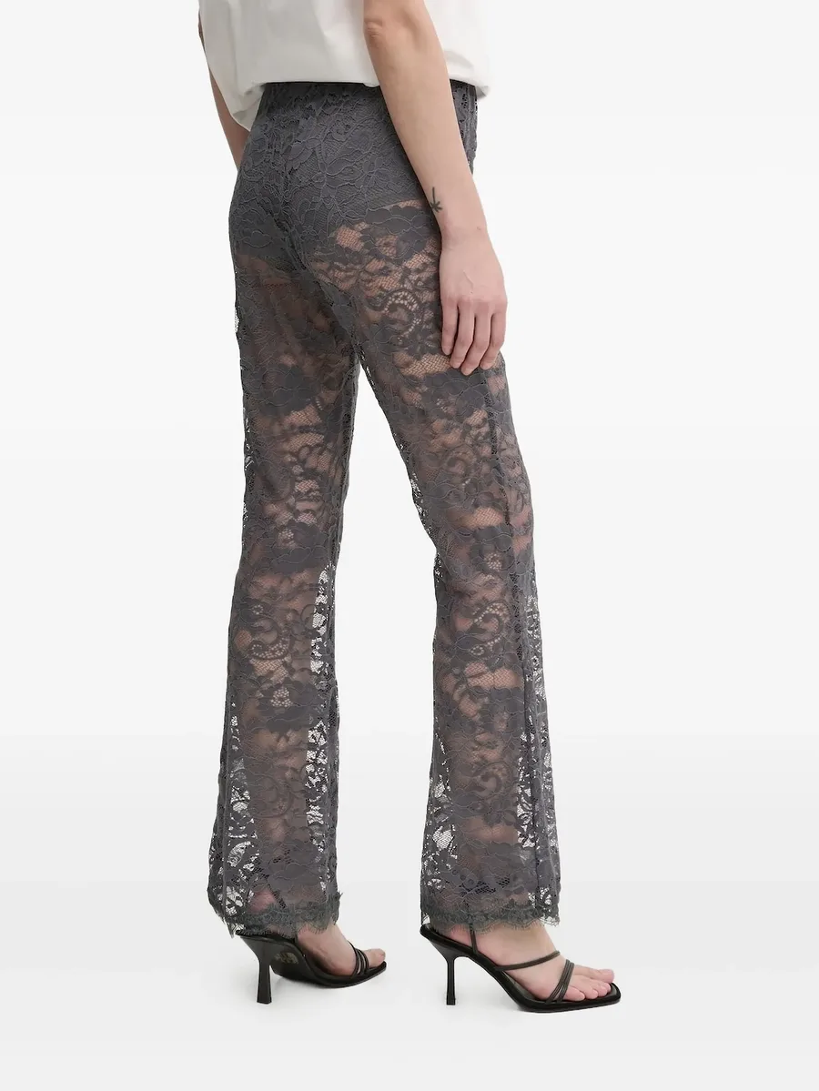 lace-trimmed trousers 3