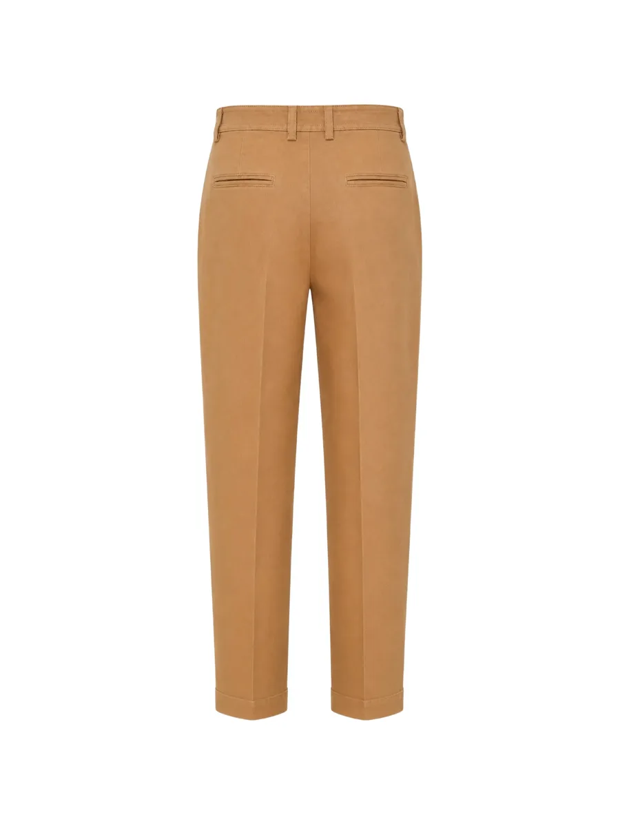 pleated straight-leg trousers 2