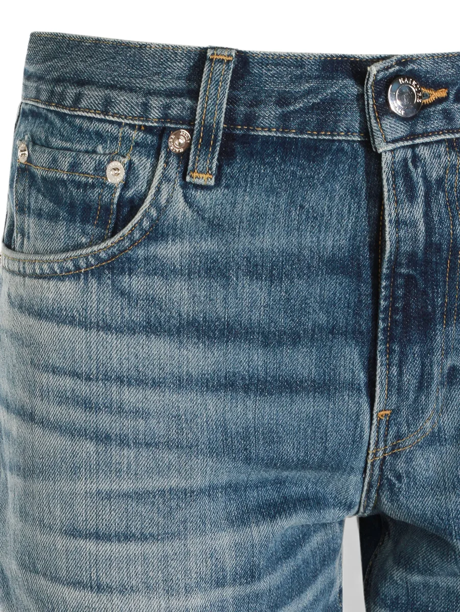 джинсы bootcut с эффектом потертости 5
