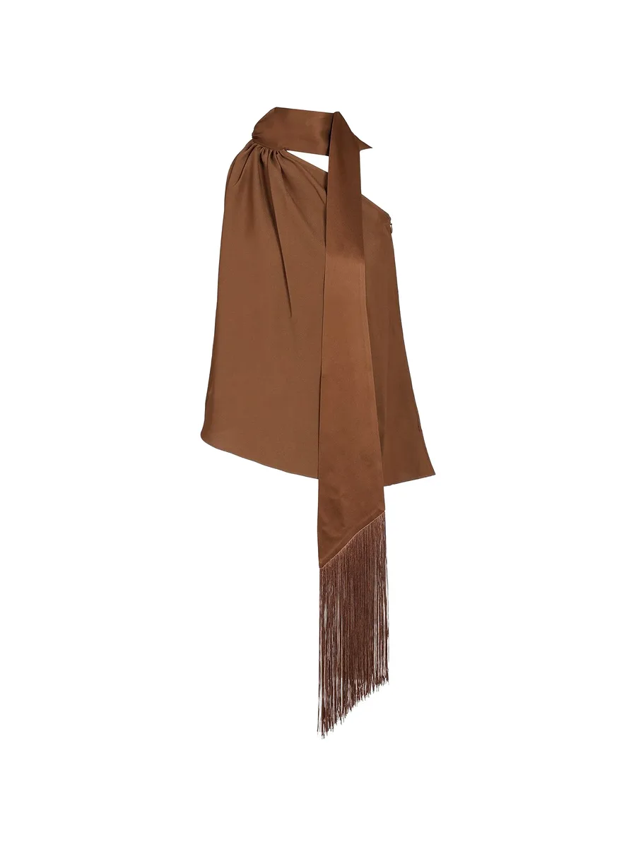 fringe-trim Astor blouse 1
