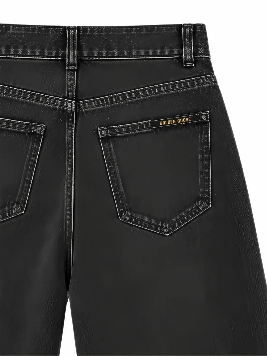 stud-embellished logo-pattern jeans 3