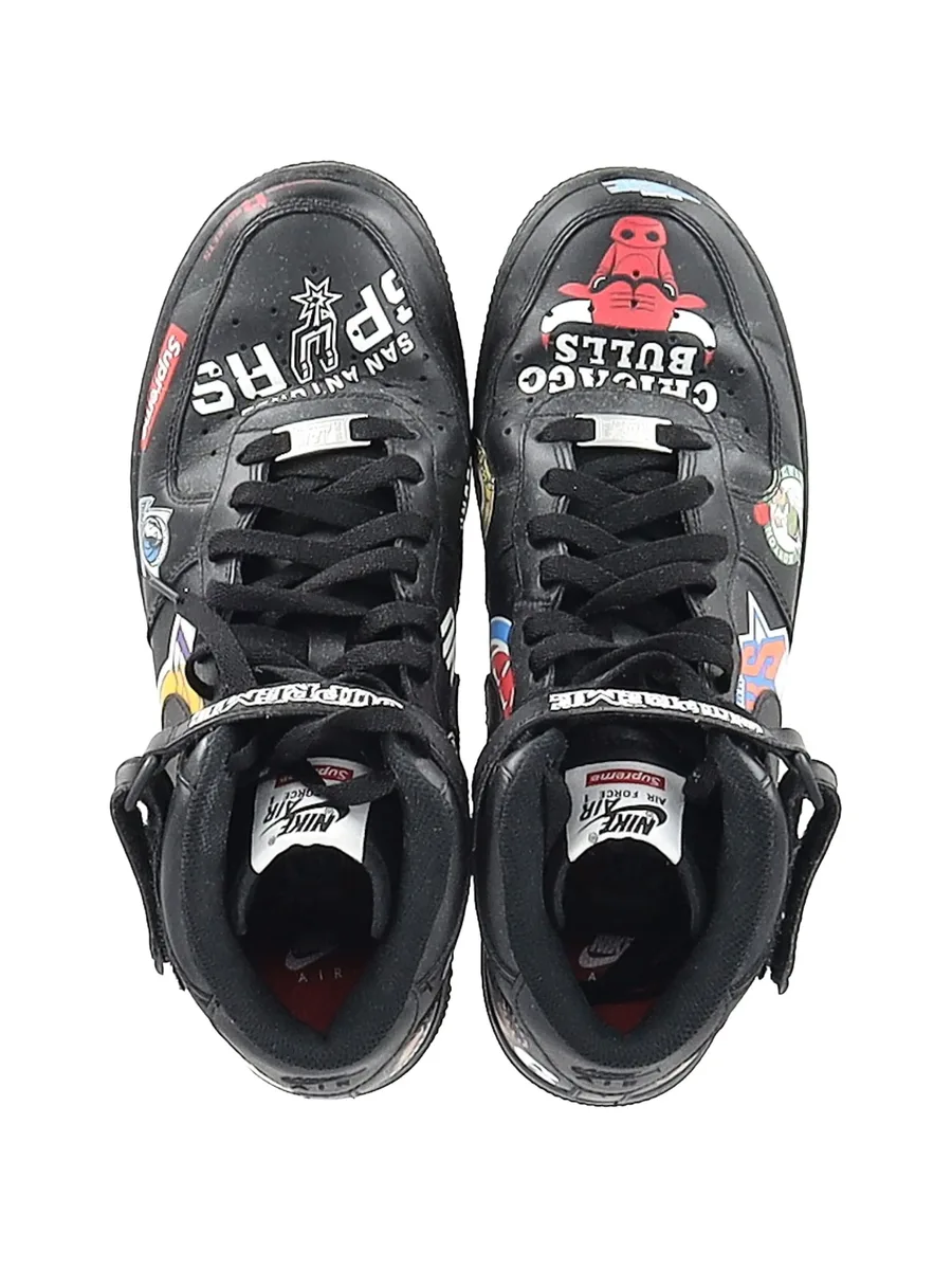 кроссовки Air Force 1 Mid Supreme из коллаборации с Nike (2018 год) 6
