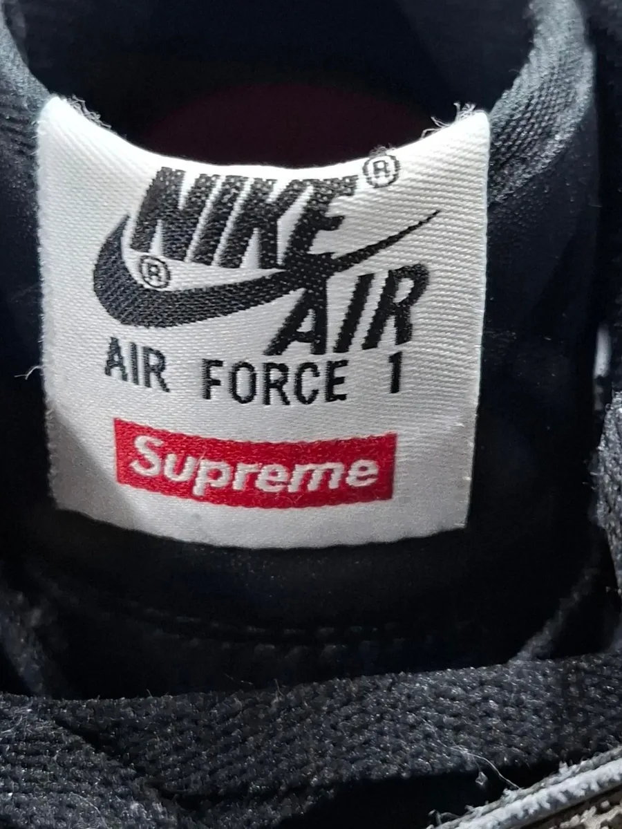 кроссовки Air Force 1 Mid Supreme из коллаборации с Nike (2018 год) 10