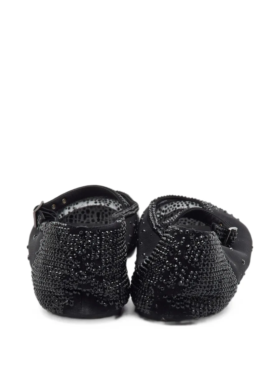 Mary Jane crystal-embellished ballet flats 3